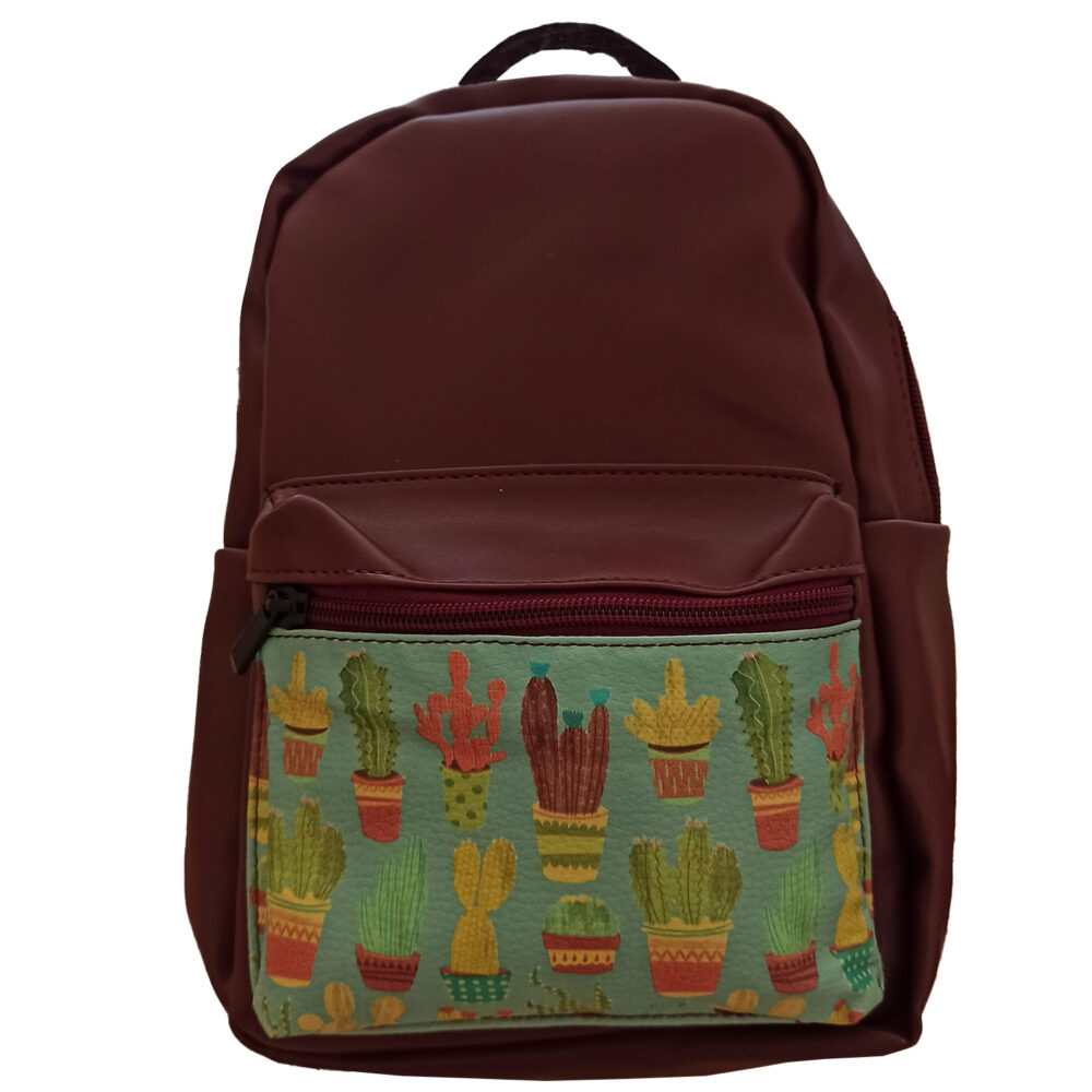 Backpack mini Cactus Bordo